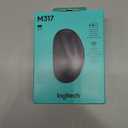 Logitech M317 Wireless Mouse, 2.4 GHz with USB Receiver, 1000 DPI Optical Tracking, 12 Month Battery, Compatible with PC, Mac, Laptop, Chromebook - Black