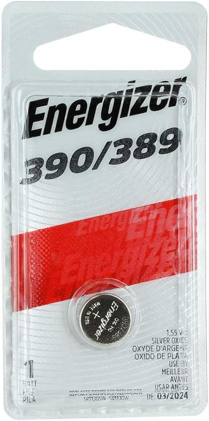 Energizer Silver Oxide 389/390 1.5 volt Electronic/Watch Battery 1 pk