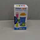 Slushy Maker Cup, Slushie Cup Maker, Milk Cola Juice Squeeze Cup, Magic Quick Freeze Cup, Cooling Cup, Smoothies Cup with Lids and Straws for All Age (Blue)