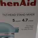 KitchenAid Artisan Series 5 Quart Tilt Head Stand Mixer with Pouring Shield KSM150PS, Mineral Water