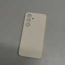 Silicone Case for Samsung Galaxy S25, Soft Slim Liquid Silicone Phone Case with Anti-Scratch Microfiber Lining, Camera Cover Protection with Cute Color Variety, Off White