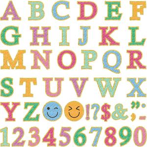 150 Pcs Glitter Bulletin Board Letter 12 in Letters Cutouts Extra Large