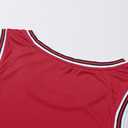 YWIES Plain Basketball Jersey, Blank Team Uniform, Hip Hop Hipster Short Sleeveless Active Shirts (Red, XL)