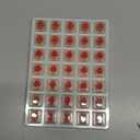 GATERON KS-33 Low Profile 2.0 Red Keyboard Switches, 3 Pin 50gf RGB LED Factory Pre-lubed Fit for NuPhy/Keychron Mechanical Keyboard (Red,35PCS)