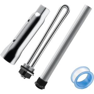 RV Water Heater Elements Kit Compatible with Suburban Water Heater Tanks, Include 9.25" Magnesium Anode Rod*1, 520900 Electric Water Heating Element*1, Dual Hex Wrench*1 and Tape*1 Replacement Parts