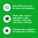 Greenies Feline Smartbites Healthy Kitten Treats, Crunchy and Soft Natural Cat Treats, Chicken Flavor, 16 oz Tub (EXP 11/30/25)