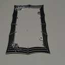 GG Grand General 60468 Chrome and Black Spider Web Style License Plate Frame w/2 Holes, 7"L x 13"W