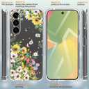 for Samsung Galaxy A26 Case 5G 6.7", [10FT Military Grade Drop Test] Flowers Planet Soft Slim TPU Protective Shockproof Phone Case CoverFlowers Sea