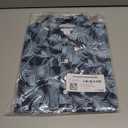 Amazon Essentials Slim-Fit Men's Short Sleeve Button Down Shirt (Blue, S)