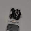 COMSOON Bluetooth Receiver for Car, Noise Cancelling 3.5mm AUX Bluetooth Car Adapter, Wireless Audio Receiver for Home Stereo/Wired Headphones, Hands-Free Call, 16H Battery Life - Black+Silver