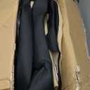 RAV4 Seat Covers - Custom Fit Seat Covers for Toyota RAV4 2019-2025 LE XLE Limited XLE Premium Gas - Leather RAV 4 Seat Cover Full Set Waterproof Breathable Comfortable Easy - Black and Beige