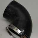 Tandefio 90 Degree 4 Inches/ 102 mm Elbow Coupler Silicone Hose 4 Ply Thickness 5mm Silicone Pipe Intake Pipe with T Bolt Clamps for Turbo Intercooler Intake Piping