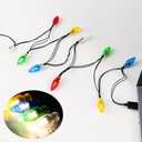 2Pack LED Christmas Lights Charging Cable,USB and Bulb Charger,50inch 10led Multicolor Available with Phone 5,5s,6,6plus,6s,6s Plus,7,7plus,8,8plus,X,XR,XS,XS Max,11Pro Max, 12 Pro max