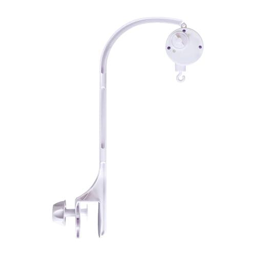 Baby Crib Mobile Arm with Music Box Spin Motor（24 inch ）, AICMEI Nursery Decor Hanger -DIY Toy Decoration Move Bracket，Double nut Adjustment and Fixing
