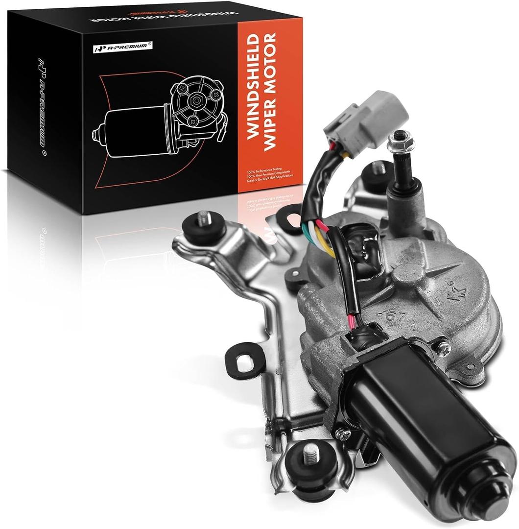 A-Premium Rear Windshield Wiper Motor with 3-Pin | Compatible with Toyota Sequoia 2001 2002 2003 2004 2005 2006 2007, V8 4.7L, Sport Utility