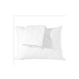 Quilted Pillow Protectors Queen Pair 20x30 Inches Extra Soft Thick Ultra Plush White Zippered Set of 2