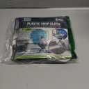 12 x 9 Ft Drop Cloths (6-Pack) Plastic Sheeting & Painters Plastic Tarps for Painting, Waterproof Floor & Furniture Protection