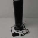 Lasko Oscillating Ceramic Tower Space Heater for Home with Adjustable Thermostat, Timer and Remote Control, 22.5 Inches, Grey/Black, 1500W, 751320 (Grey/Black)