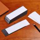 Magnetic Label Holders with Magnets Magnetic Data Card Holders with Clear Plastic Protectors for Metal Shelf, Whiteboard, Set of 50 (2 x 5.5 Inch)