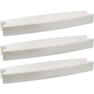 Aqua Select Replacement Plastic Pool Ladder Steps for Stainless Steel Pool Ladders | Pack of 3 | Fits 1.90" OD Ladders for Above Ground or Inground Swimming Pools | 250 Pound Capacity