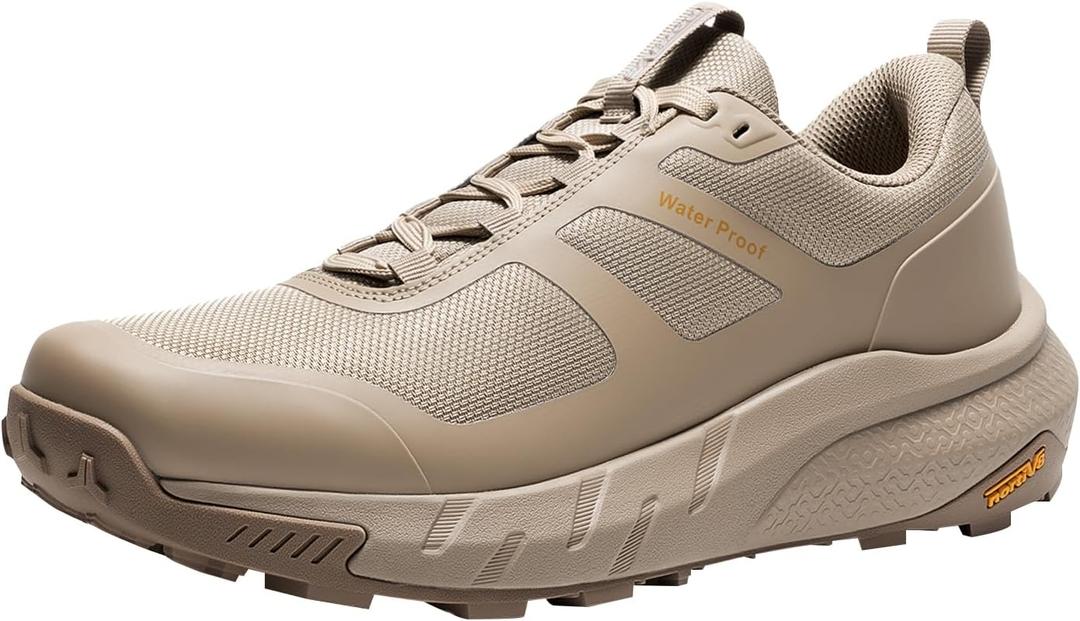 NORTIV 8 Men's Waterproof Hiking Shoes Lightweight Trekking Walking Fashion Sneakers with Arch Support for Camping Tennis Outdoor Training StreamRunner (9)