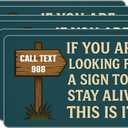 6Pcs If You are Looking for a Sign to Stay Alive This is It Sticker - If You are Looking for a Sign to Stay Alive This is It Bumper Sticker - Premium UV Printing  Long-Lasting Colors Laptop Stickers