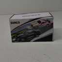 SANCO 1:20 RC Drift Car - 2.4G Drifting Car with Dual Tire System & LED Lights, 20+KM/H, 50-Minute Playtime, Racing Toy Remote Control for Adults Boys Girls 2pcs Rechargeable Batteries Black