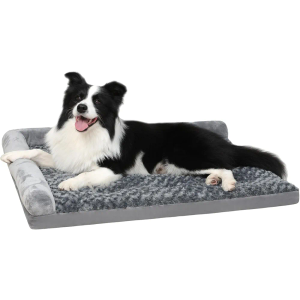FurryWee Washable Dog Beds for Medium Small Size Dogs Cats, Dog Crate Bed 30 inch, Soft Large Bed Mat, Dog Sofa Couch Bed, Pet Bed with Non-Skid Bottom 30x20 inch