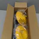Finch Bird Feeder for Outdoors,Metal Mesh Tube Bird Feeders for Nyjer & Thistle Seed, 3.5 lbs Large Capacity (Yellow)
