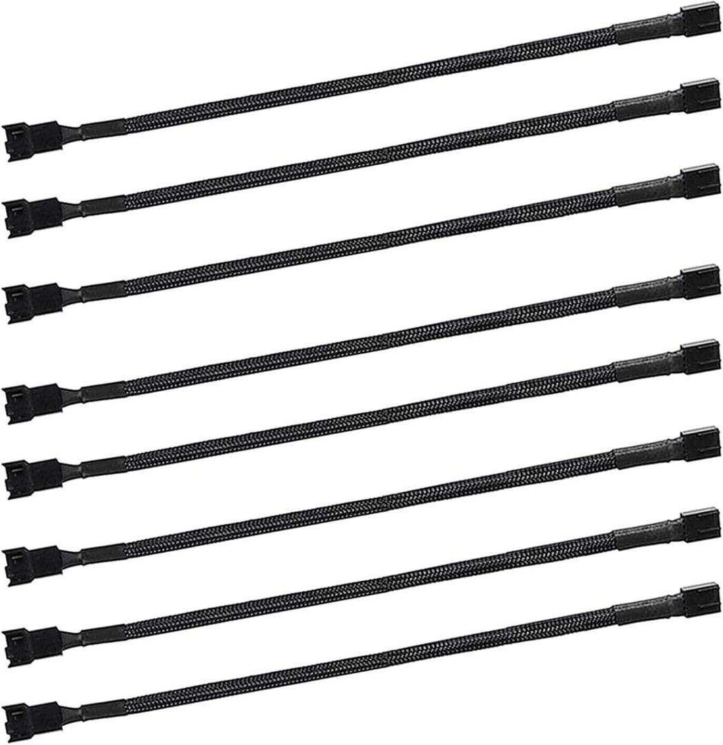 12" pwm Fan Extension Cable4 pin Fan Extension CableCable Extension pcPC Fan Extension Cable, PWM Fan Extension Cable, PWM Extension Cable (11.8"30cm 8pcs)