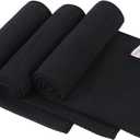 SUNLAND Microfiber Sports Workout Towels Fast Drying Fitness Sweat Towels for Men & Women Lightweight Multi-Purpose Gym Exercise Towel (16x32inch, Black)