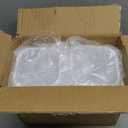 Soup Containers with Lids Glass 32 oz, 4 Cup Borosilicate Glass Food Storage Containers, Microwave & Freezer Safe Jars, Small Square Meal Prep Bowl for Salad, Fruit, Lunch, Ice Cream, Travel, 4 Pack