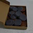 6 Regular Mouth and 6 Wide Mouth Wooden Mason Jar Lids for Ball/Mason Jars, Reusable Acacia Wood Mason Jar Lids with Airtight Silicone Seal Perfect for Dry Food Storage (6PCS-Regular + 6PCS-Wide)