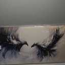 Suconvng Canvas Wall Art Decor Painting Abstract Flying Eagle Wall Art Painting Prints Modern Abstract Wall Decor Picture For Bedroom Home Living Room Office 20 X 40 Inches