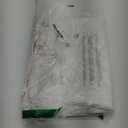 luvamia Wide Leg Jeans for Women Trendy High Waisted Flare Jeans Cropped Denim Pants Stretchy Baggy with Patch Pockets (X-Large, Cream White)