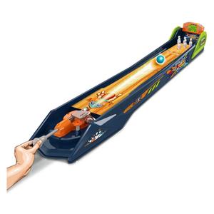 Bowling Game — Electronic Tabletop Arcade Game with LCD Auto Scoring, Lights & Sound, Spring-Loaded Launcher & 1-2 Player Modes — Mini Bowling Set for Kids