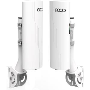 Point to Point Wireless Bridge with Mounts for Starlink Internet Extension, 1000Mbps 3KM 5.8G Network WiFi Extender with 14dBi Antenna for Starlink Mini, Gen 3 Router, Gigabit RJ45 LAN Port, 2-Pack
