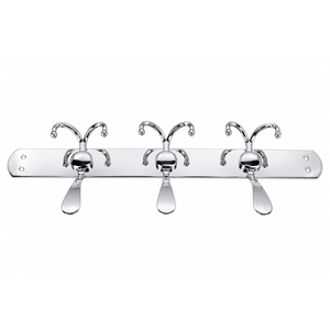 Over The Door Hooks,Coat Rack for Hanging Clothes Hat Towel (Heavy Duty Silver 1pcs)