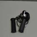 Electric Bike Throttle, 48V Half-Twist Throttle Grip Lock Key Set LED Display Throttle for Motorcycle Scooter
