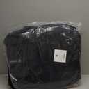 AOOG Fuzzy Car Seat Covers, Heated Bench Back Cushion Protector for Cars SUV Trucks(Front Pair,Black)