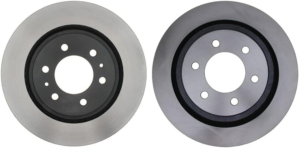 ACDelco Silver Front and Rear Disc Brake Rotors