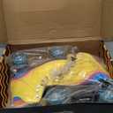 Nattork Roller Skates for Women Outdoor Indoor Four-Wheel Fun Fashionable Roller Skates for Men Girls Boys Yellow,Size: Women 10/ Men 9