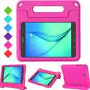 BMOUO Kids Case for Galaxy Tab A 8.0 (2015) SM-T350 - Shockproof Light Weight Handle Stand Kids Case for Galaxy Tab A 8.0-inch 2015 Tablet - Rose