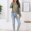 ETCYY Womens Long Sleeve Tops Dressy Casual Blouses Fall Pleated Tunic Trendy Tee Shirts 2026 Vacation Fashion Clothes (L)