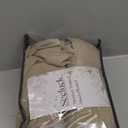 Dark Flax Pinch Pleated Linen Curtains 90 Inches Long 2 Panels for Living Room Bedroom Rustic Linen Farmhouse Semi Sheer Pinch Pleat Taupe Grey Beige Curtain Drapes with Hooks Rings 90 Inch Length