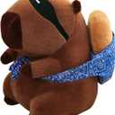 13.2" Kawaii Capibaras Peluches Ultra Soft Adorable Capybara Stuffed Animal Pillows, Huggable Capybara Plush Gift for Kids, Girls, Boys