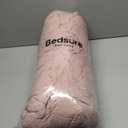 Bedsure King Size Comforter Set - Dusty Rose King Comforter Set, Soft Bedding for All Seasons, Cationic Dyed Bedding Set, 3 Pieces, 1 Comforter (104"x90") and 2 Pillow Shams (20"x36"+2")