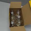 Ascher 60 Watt Equivalent, E26 LED Filament Light Bulbs, Warm White 2700K, Non-Dimmable, Classic Clear Glass, A19 LED Light Bulb with 80 CRI, Pack of 6