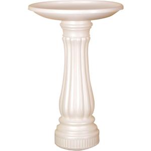 Union Products 61010 Round Bird Bath, White