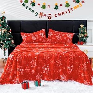 HCORA Faux Fur King Size Sheets Set, Luxury Soft Fleece Bed Sheets, Fluffy Plush Velvet Sheets Fuzzy Bedding Sheets for Fall and Winter, Cozy Warm, No Shedding, 4PC